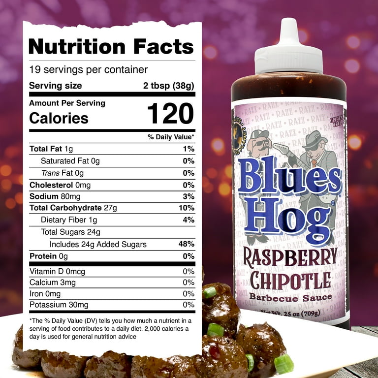 Blues Hog Raspberry Chipotle BBQ Sauce 25 oz