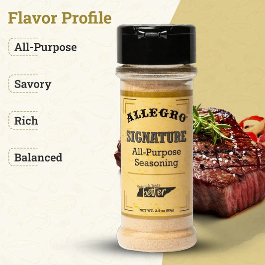 Allegro Signature All-Purpose Seasoning, 2.9 oz