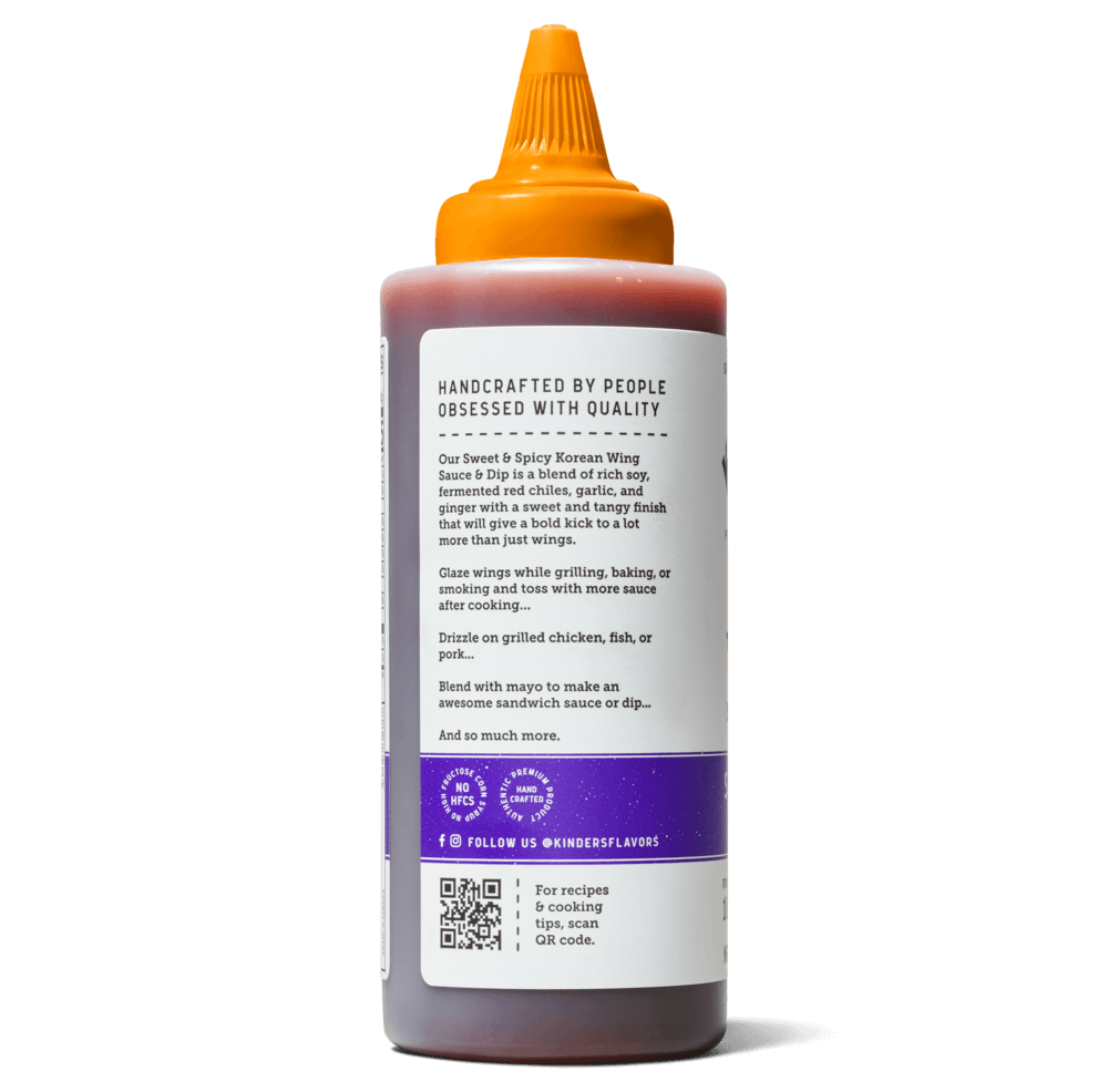 Kinder's Sweet & Spicy Korean Wing Sauce, 15.5oz