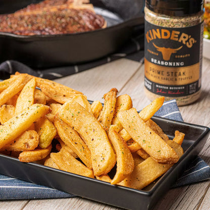 Kinder's Prime Steak with Black Garlic and Truffle Seasoning