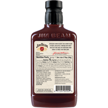 JIM BEAM MAPLE BOURBON BARBECUE SAUCE - SlobsRus BBQ