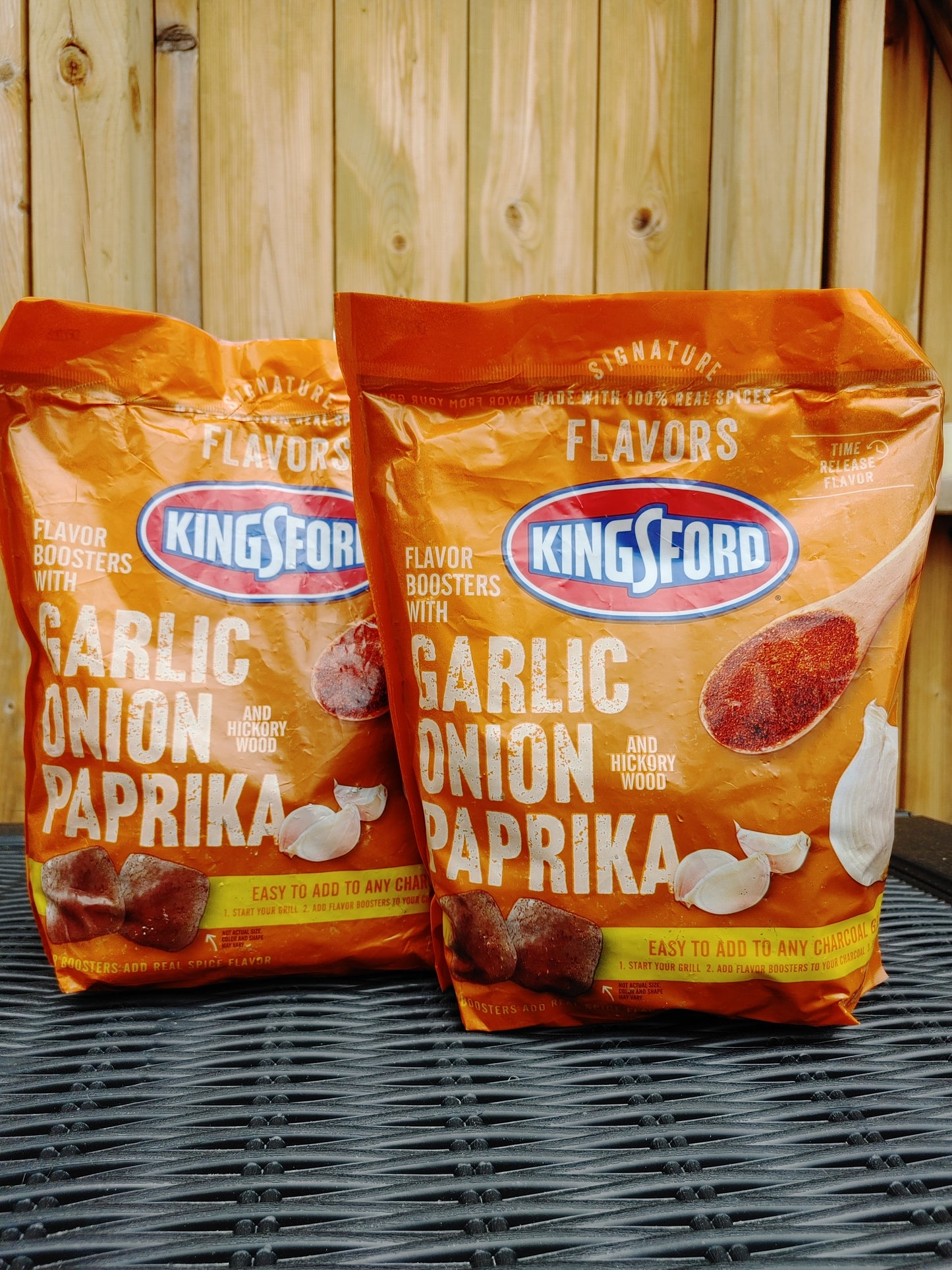 KINGSFORD® SIGNATURE FLAVORS BRIQUETS
GARLIC ONION PAPRIKA 2lb - SlobsRus BBQ