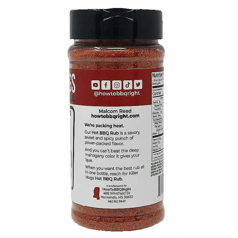 Killer Hogs Hot BBQ Rub 12 oz