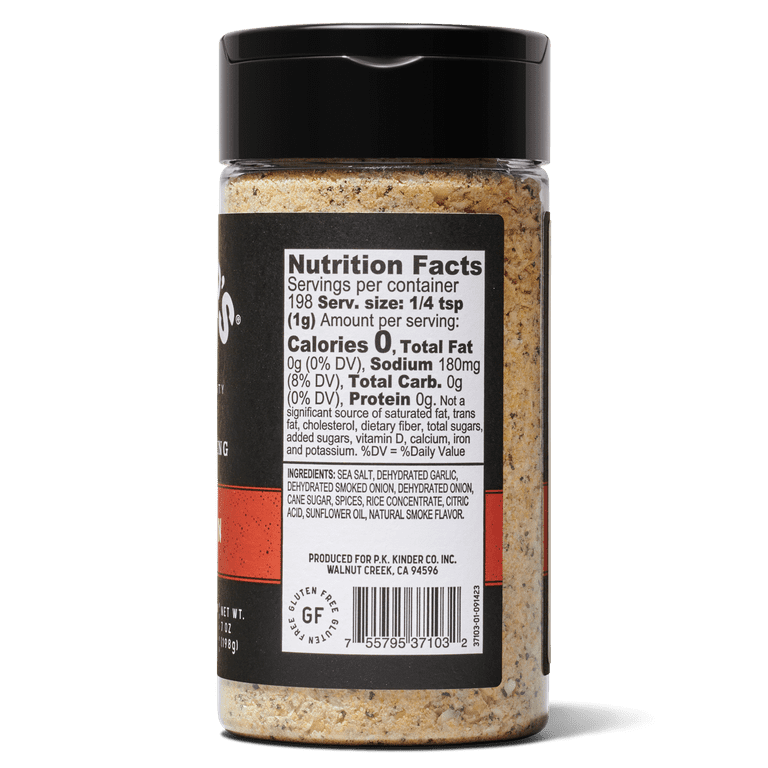 Kinder's Smoked Onion Seasoning & Rub, 7 oz