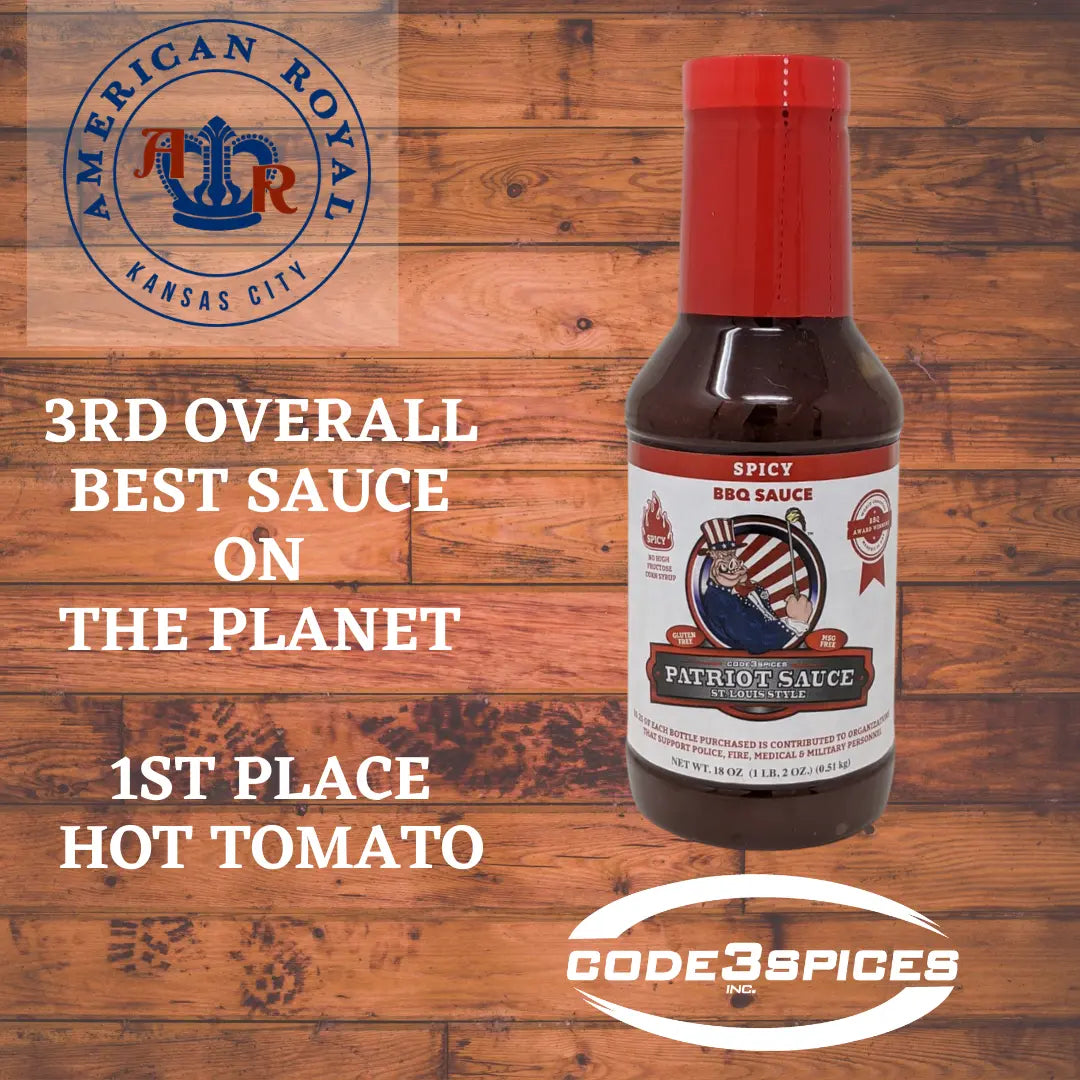 Code 3 Spices AWARD WINNING SPICY PATRIOT SAUCE