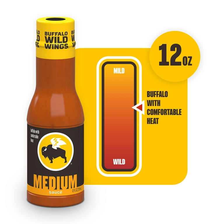 Buffalo Wild Wings Medium Buffalo Sauce, 12 fl. oz.