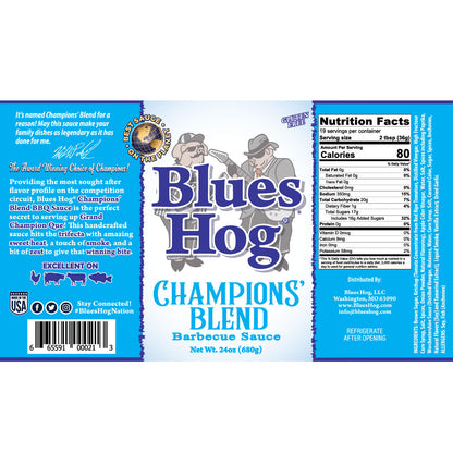 Blues Hog Champions' Blend BBQ Sauce 24oz