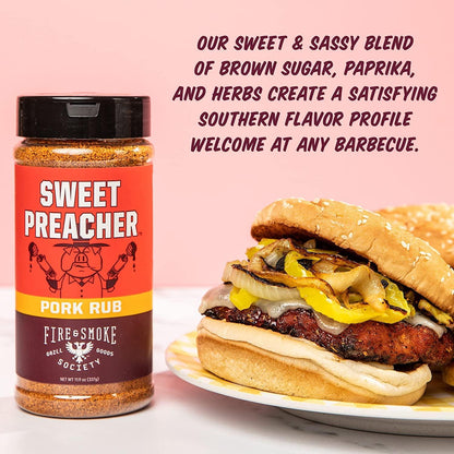 Fire & Smoke Society SWEET PREACHER | Pork Rub - SlobsRus BBQ