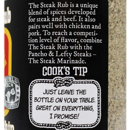 Pancho and Lefty The Steak Rub Seasoning All Purpose, 11oz