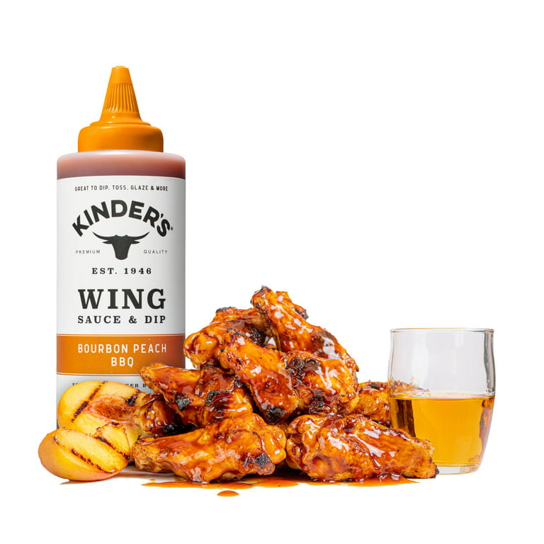 Kinder's Bourbon Peach BBQ Wing Sauce - SlobsRus BBQ