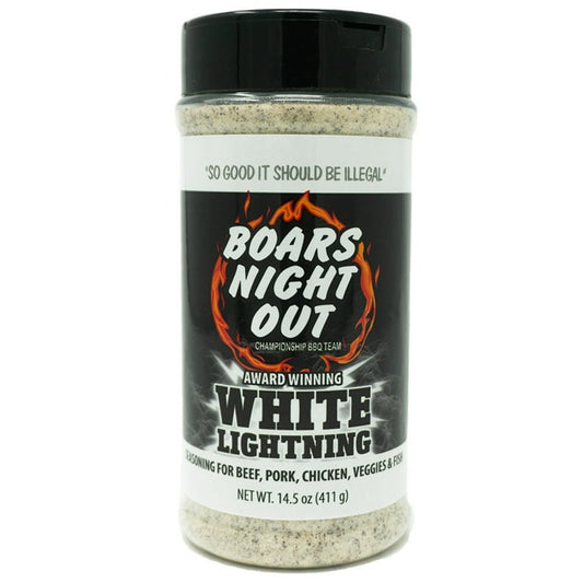 Boars Night Out White Lightning BBQ Seasoning, 14.5oz