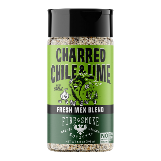 Fire & Smoke Society CHARRED CHILE & LIME | Fresh Mex Blend - SlobsRus BBQ