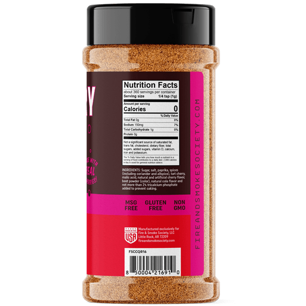 Fire & Smoke Society CHERRY COLA BBQ Rub - SlobsRus BBQ