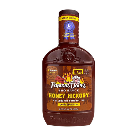 Famous Dave's Honey Hickory BBQ Sauce, 20 oz - SlobsRus BBQ