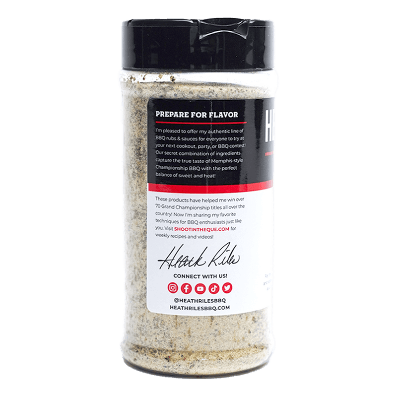 Heath Riles Authentic Garlic Jalapeño Rub - SlobsRus BBQ