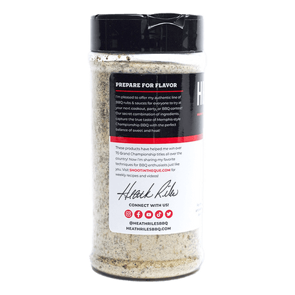 Heath Riles Authentic Garlic Jalapeño Rub - SlobsRus BBQ