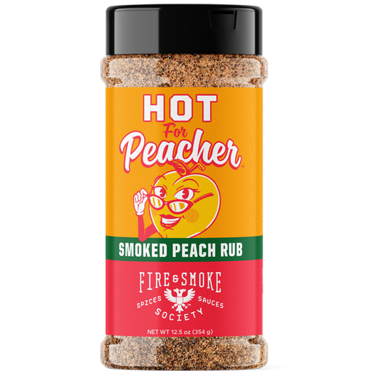 Fire & Smoke Society HOT FOR PEACHER | Smoked Peach Rub - SlobsRus BBQ