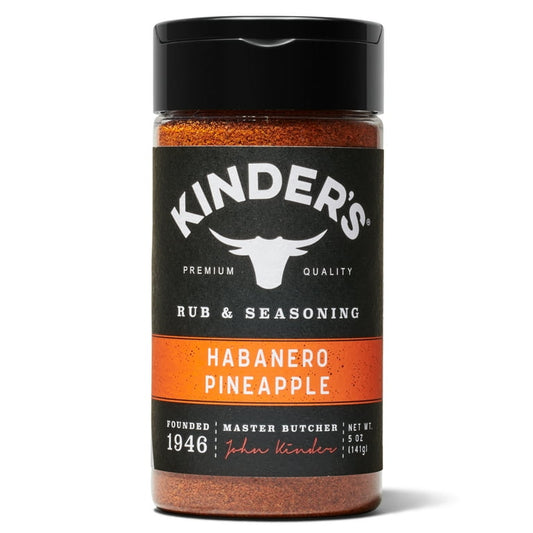 Kinder's Habanero Pineapple Barbecue Rub and Seasoning, 6.25 oz