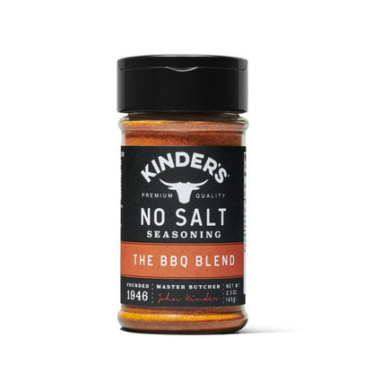 Kinder's No Salt The BBQ Blend Premium Quality Seasoning, 2.3oz – SlobsRus  BBQ