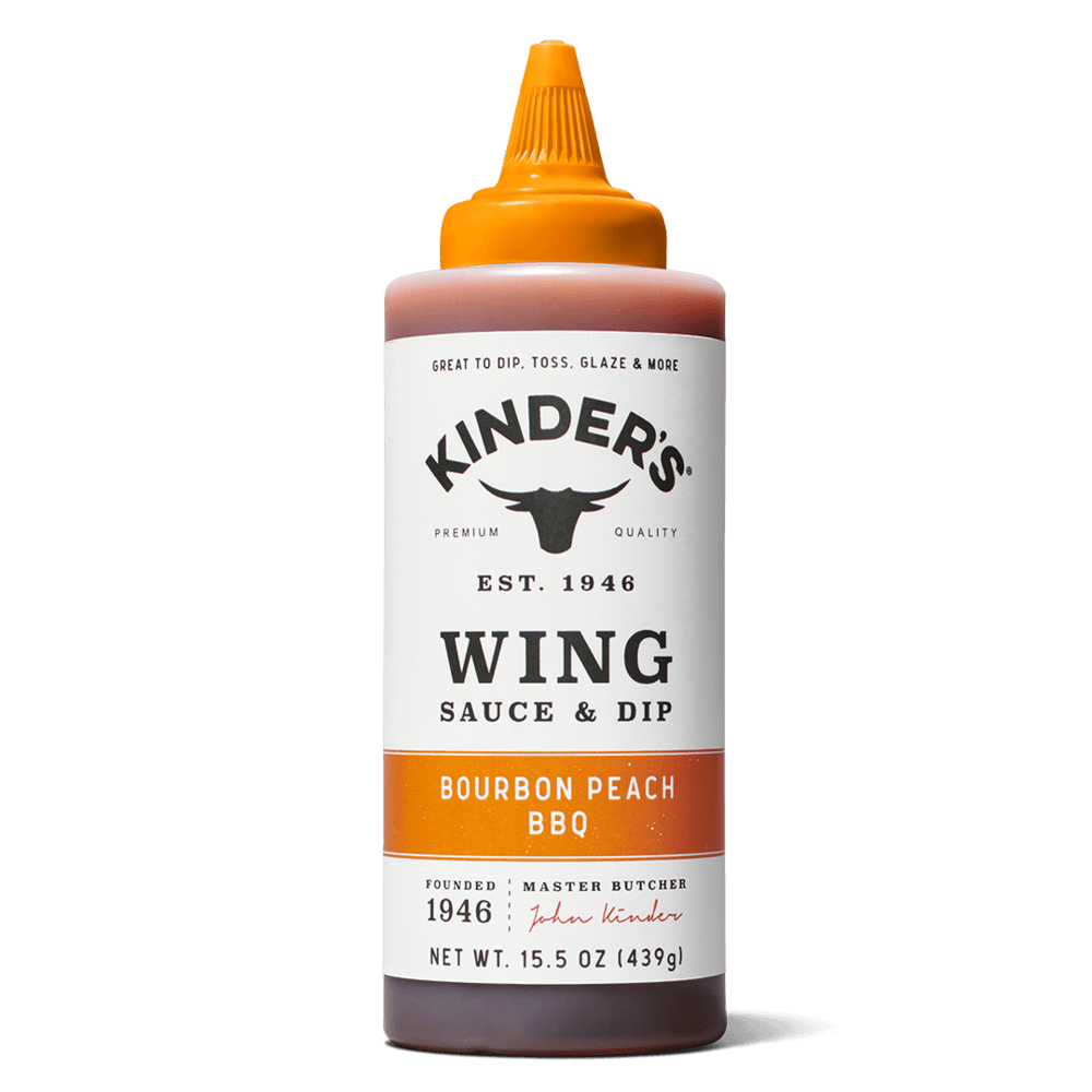 Kinder's Bourbon Peach BBQ Wing Sauce - SlobsRus BBQ