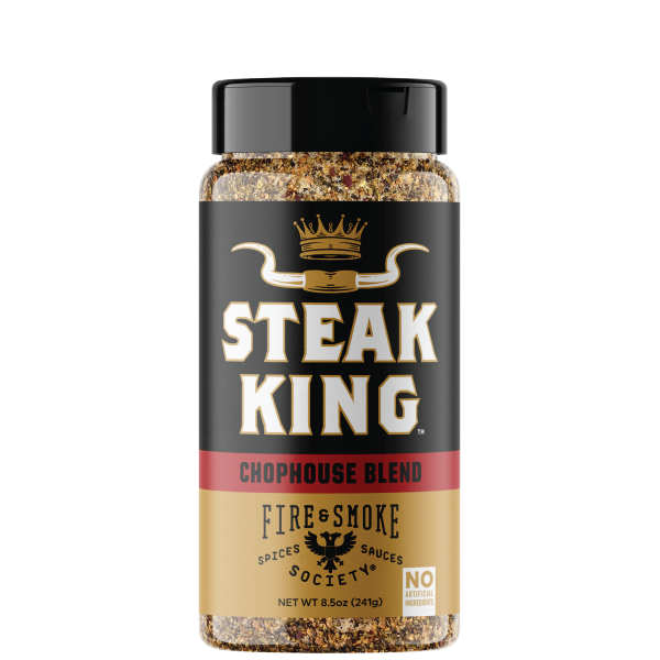 Fire & Smoke Society STEAK KING | Chophouse Blend Seasoning - SlobsRus BBQ