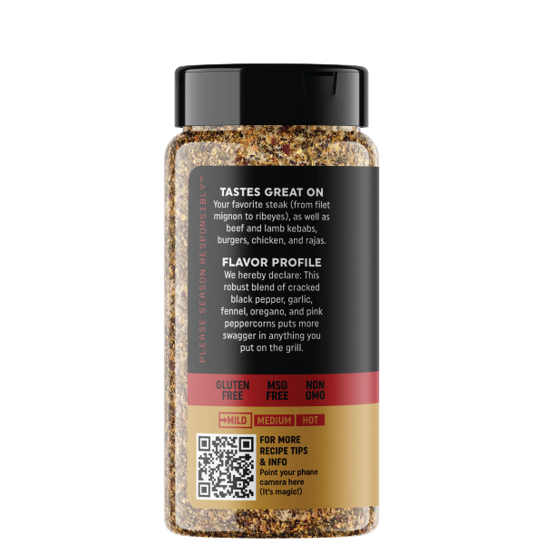 Fire & Smoke Society STEAK KING | Chophouse Blend Seasoning - SlobsRus BBQ