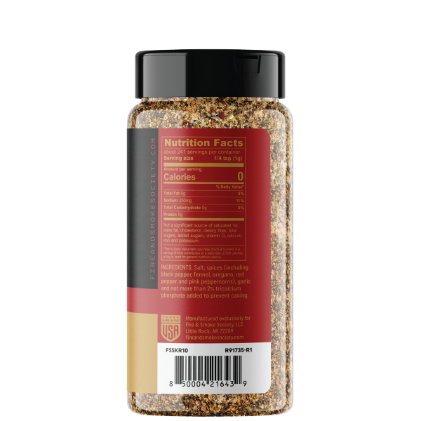 Fire & Smoke Society STEAK KING | Chophouse Blend Seasoning - SlobsRus BBQ