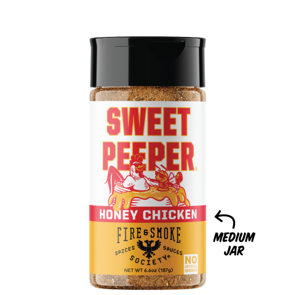 Fire & Smoke Society SWEET PEPPER | Honey Chicken, 6.6oz - SlobsRus BBQ