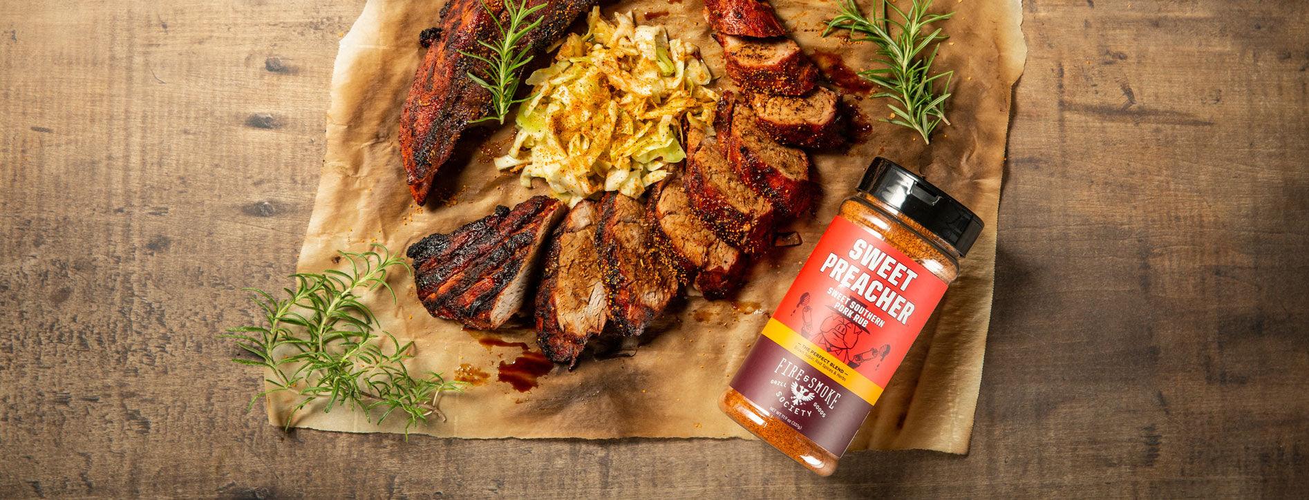 Fire & Smoke Society SWEET PREACHER | Pork Rub - SlobsRus BBQ