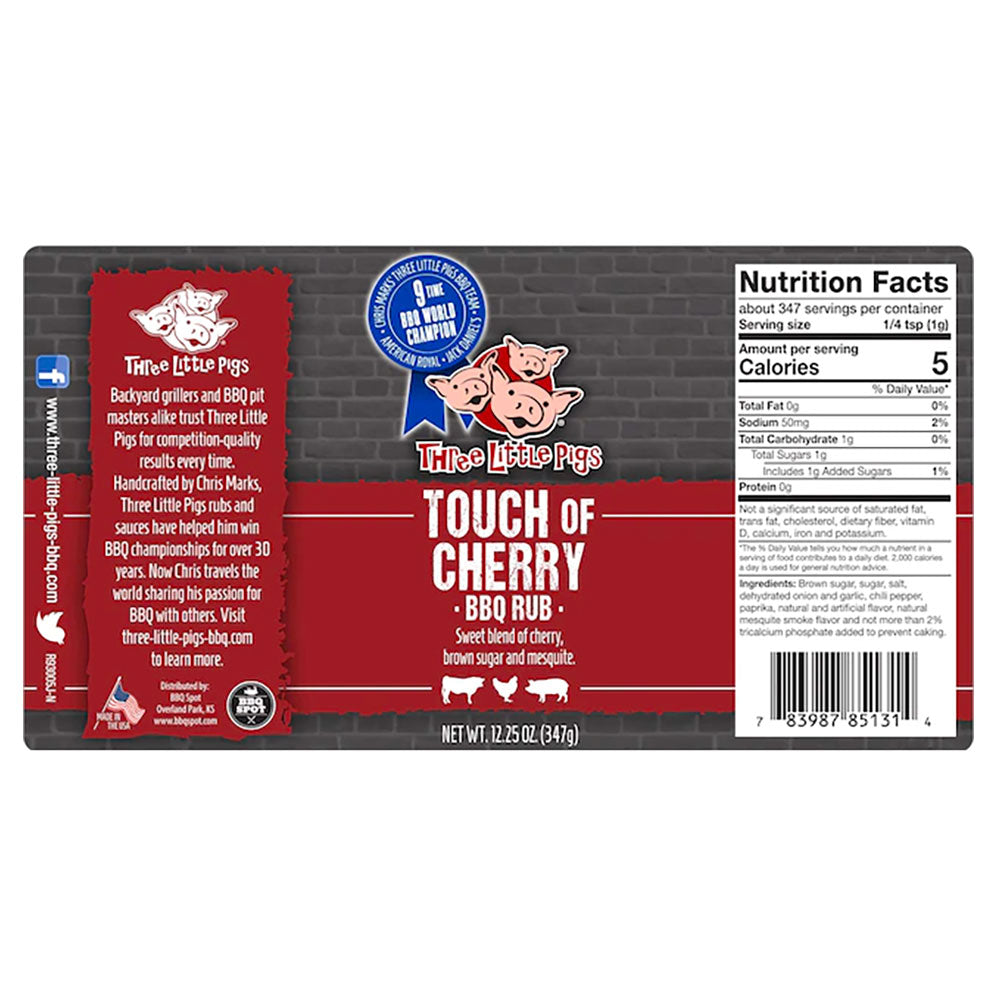 Three Little Pigs Touch of Cherry, 12oz