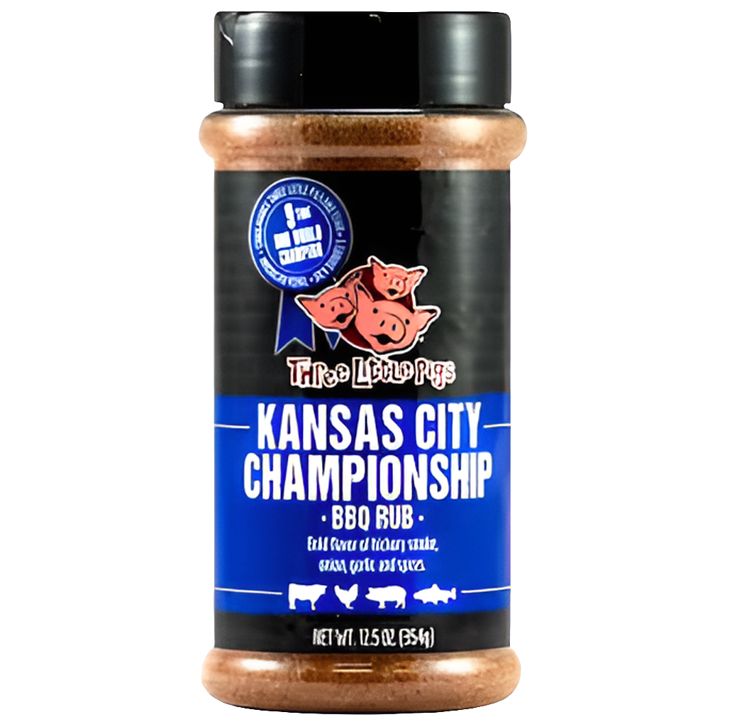 Three Little Pigs Kansas City Bbq Style Seasoning Blend, 12.5oz