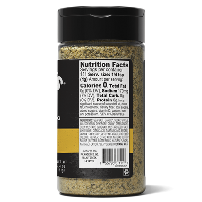 Kinder's Buttery Steak and Chop Seasoning,6.4oz