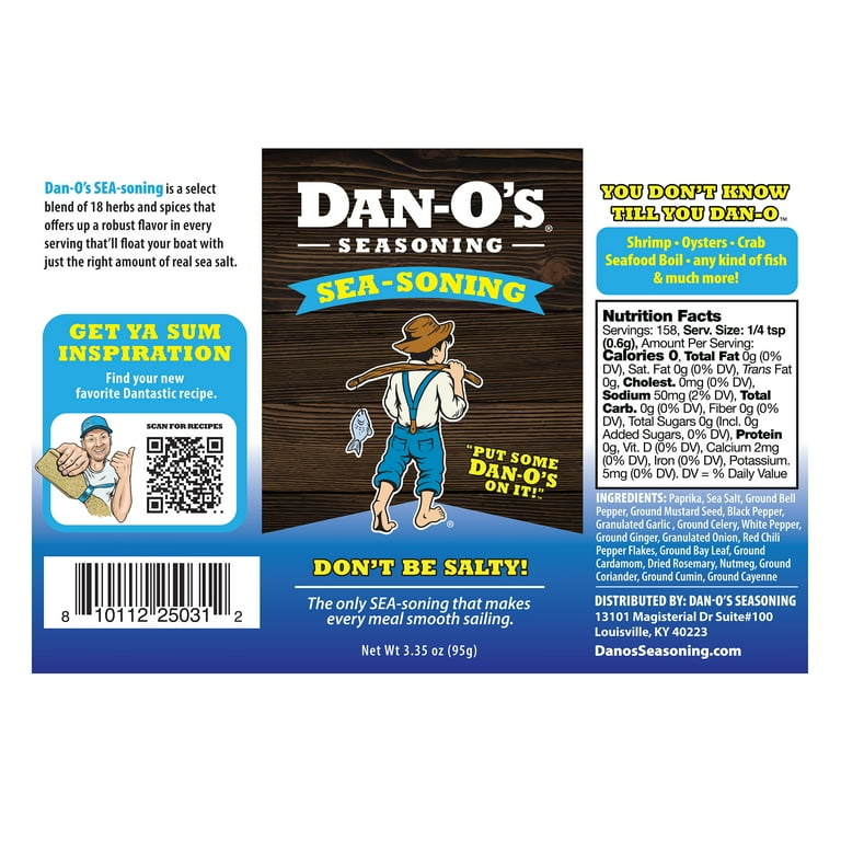 Dano's Seasoning SEA-soning, 3.35oz