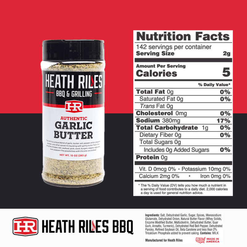 Heath Riles Authentic Garlic Butter - SlobsRus BBQ