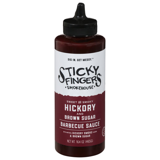 Sticky Fingers Smokehouse Hickory and Brown Sugar Barbecue Sauce 16.4 oz