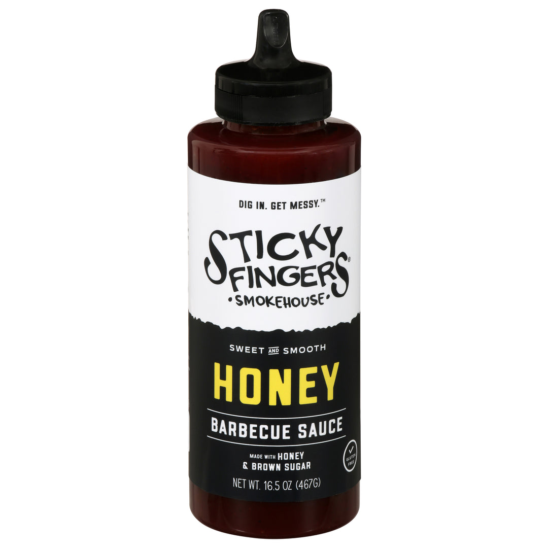 Sticky Fingers Smokehouse Honey Barbecue Sauce, 16.5oz