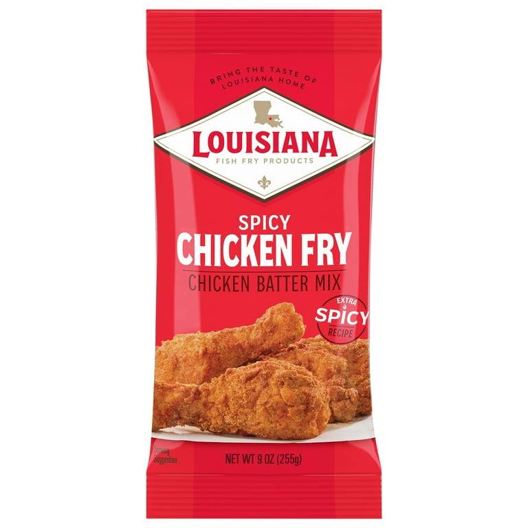 Louisiana Crispy Spicy Chicken Fry Coating, 9 oz Bag