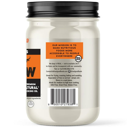 Real Good Foods Co. American Angus Beef Tallow Oil, 14oz