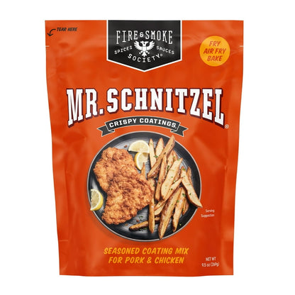 Fire & Smoke Society Mr. Schnitzel Crispy Coating Fry Mix, 9.5oz