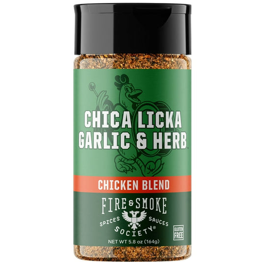 Fire & Smoke Society Chica Licka Garlic and Herb Seasoning, 5.5 Oz