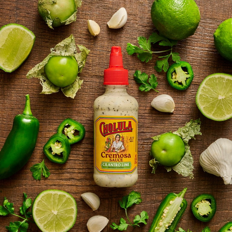 Cholula Cilantro Lime Cremosa Sauce, 8oz