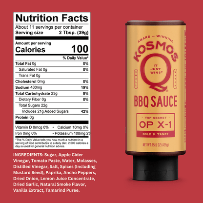 Kosmos Q OPX-1 Bold & Tangy BBQ Sauce
