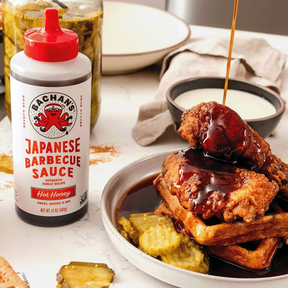 Bachan's Hot Honey Japanese BBQ Sauce, 17oz