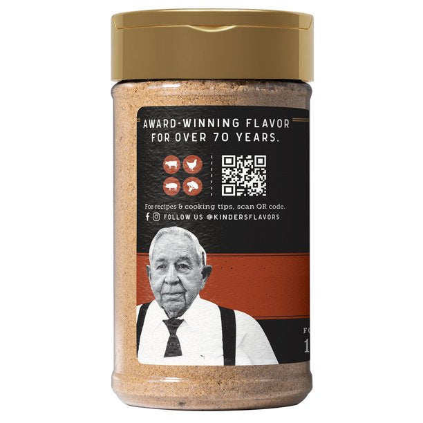 Kinder's Whiskey Peppercorn Seasoning, 9.7 oz