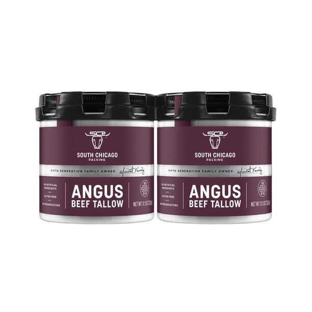 South Chicago Packing Angus Beef Tallow, 11.5 oz. 2pk