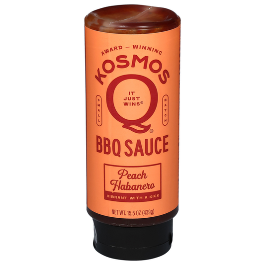 Kosmos Q Peach Habanero BBQ Sauce