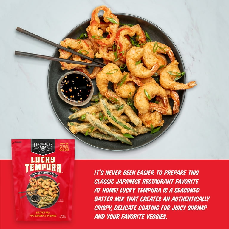 Fire & Smoke Society Lucky Tempura Batter Coating Mix, 10.8oz