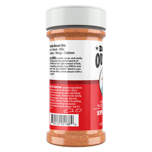 Dan-O's Outlaw Spicy BBQ Seasoning, 6.9oz