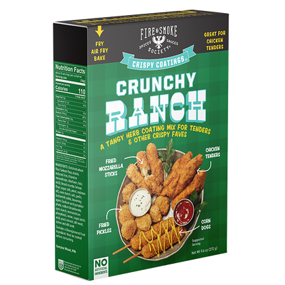 Fire & Smoke Society Crunchy Ranch Chicken Coating Fry Mix