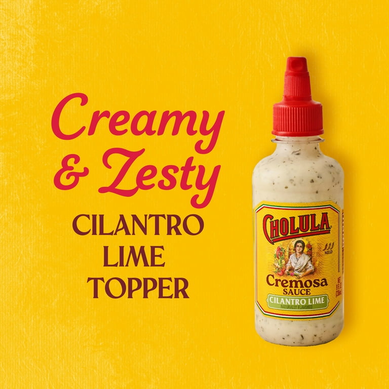 Cholula Cilantro Lime Cremosa Sauce, 8oz